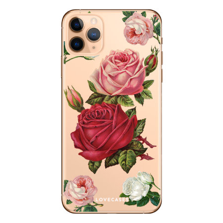 Lovecases Roses Iphone 11 Pro Max Clear Phone Case