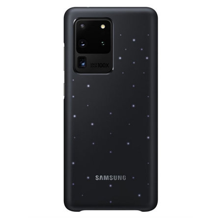 Offizielle Samsung Galaxy S20 Ultra-LED-Abdeckung Tasche - Schwarz