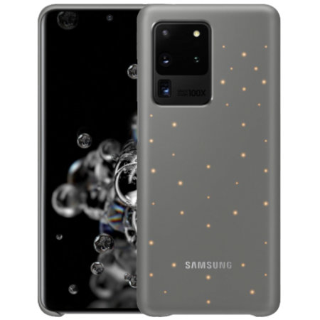 Official Samsung Galaxy S20 Ultra LED Cover Case - Grey