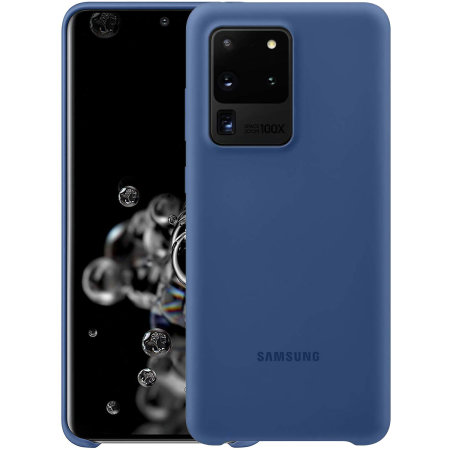 Funda Samsung Galaxy S20 Ultra Oficial Silicone Cover - Azul marina