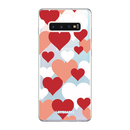 LoveCases Samsung Galaxy S10 Gel Case - Lovehearts