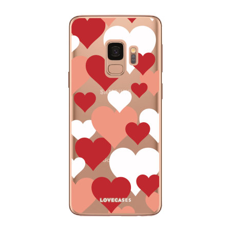 Coque Samsung Galaxy S9 LoveCases Cœurs d'amour de Saint Valentin