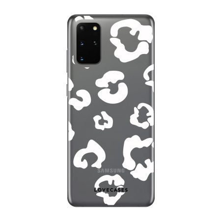 LoveCases Samsung Galaxy S20 Plus White Leopard Hoesje