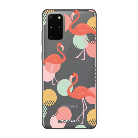 LoveCases Samsung Galaxy S20 Plus Hülle Flamingo