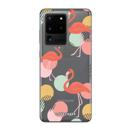 LoveCases Samsung Galaxy S20 Ultra Hülle - Flamingo