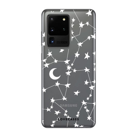 LoveCases Samsung Galaxy S20 Ultra Starry Clear Phone Case