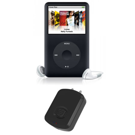 Scosche FlyTunes Apple iPod Classic Bluetooth Adapter Dongle - Black