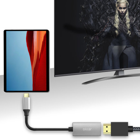 USB-C HDMI Microsoft Surface Pro X Sovitin 4K 60Hz - Hopea
