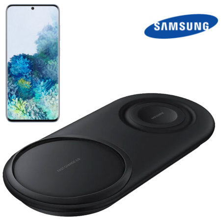 Official Samsung S20 Qi Wireless Fast Charging 2.0 Duo Pad - Black