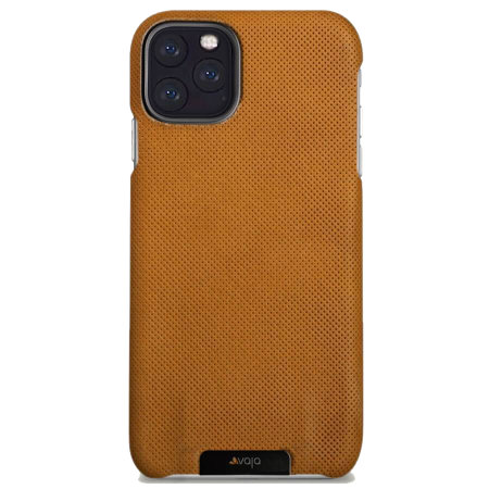 Vaja Grip iPhone 11 Pro Max Premium Leather Case - London Pointille