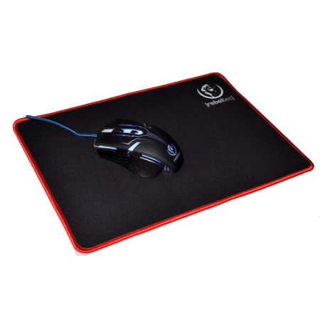 Rebeltec GAME SliderM+ Ultra Glide Mouse Pad - Black/Red