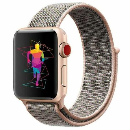 Devia Apple Watch 44mm / 42mm Deluxe Sport3 Strap - Pink Sand
