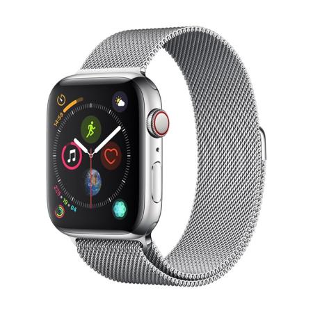 Devia Milanese Watch Silver Strap  - For Apple Watch 40mm / 38mm