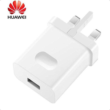 Official Huawei SuperCharge USB-A 40W UK Mains Charger - White