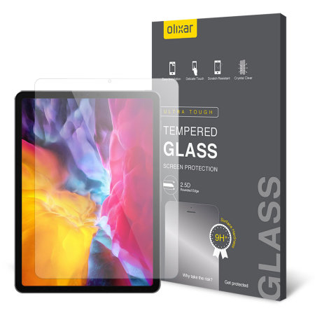 Protection d'écran iPad Pro 12.9 2020 Olixar en verre trempé