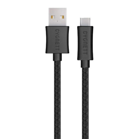 Cygnett LightSpeed Tough Braided 1M USB-C Cable - Black
