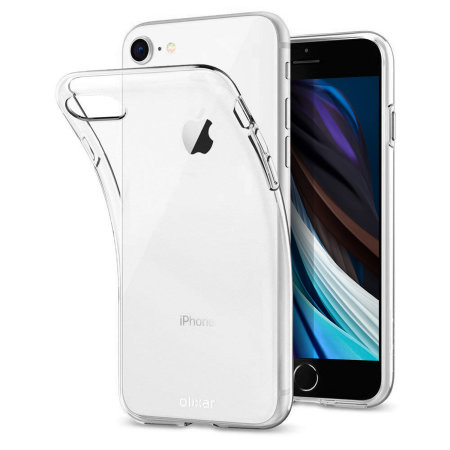 Olixar Ultra-Thin iPhone SE 2020 Gel Case - Crystal Clear