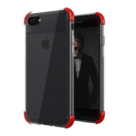 Ghostek Covert 2 iPhone 7 / 8 Tough Case - Clear / Red