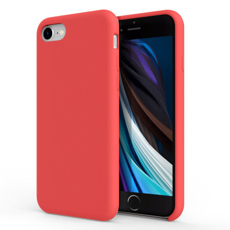 Olixar Soft Silicone Iphone Se Case Red