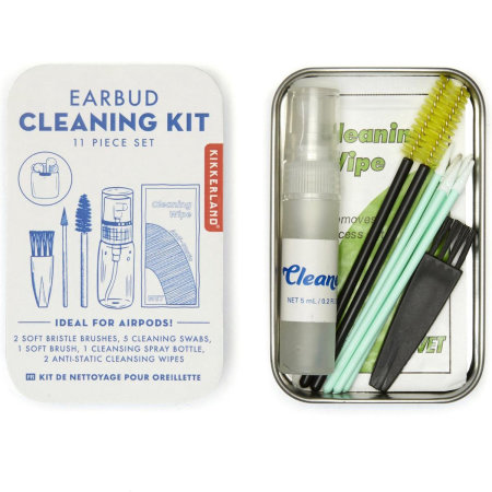 Kikkerland Earbuds Universal Cleaning Kit - 11 Piece Set