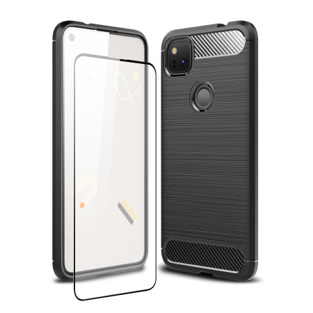 Olixar Sentinel Google Pixel 4a Case And Glass Screen Protector