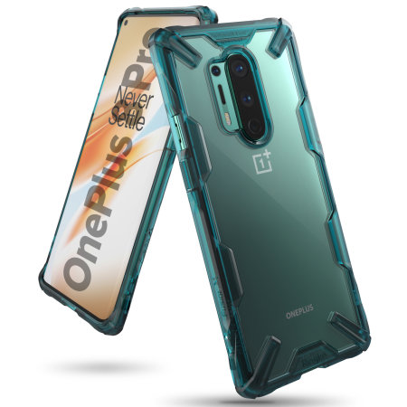 Ringke Fusion X OnePlus 8 Pro Case - Turquoise Green