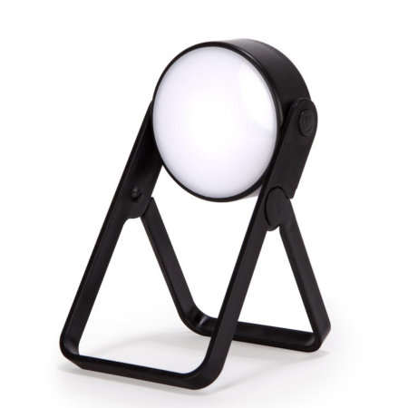Kikkerland Foldable LED Spot Light With Kickstand - Black