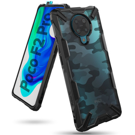 Ringke Fusion X Design Xiaomi Poco F2 Pro Case - Camo Black