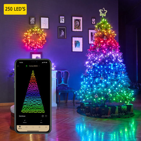 Smart RGB LED Christmas String Lights Gen II - 250 LED's