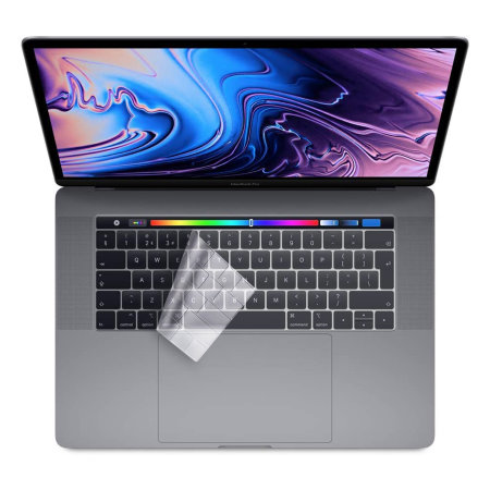 Olixar Ultra-Thin Macbook Pro 13/15' w Touch Bar Keyboard Cover- Clear