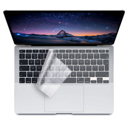 Olixar Macbook Air 13 Inch 2018 QWERTY UK Keyboard Protector - Clear