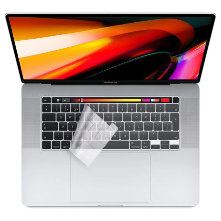 Olixar Macbook Pro 13 Inch 2020 QWERTY UK Keyboard Protector - Clear