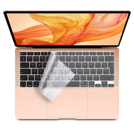 Olixar MacBook Air 13 Inch 2020 QWERTY UK Keyboard Protector - Clear