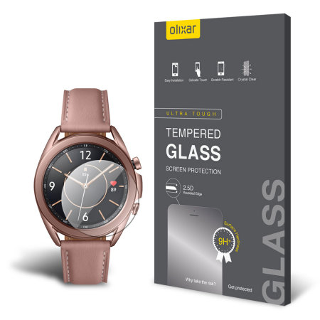 Olixar Samsung Galaxy Watch 3 Tempered Glass Screen Protector - 41mm