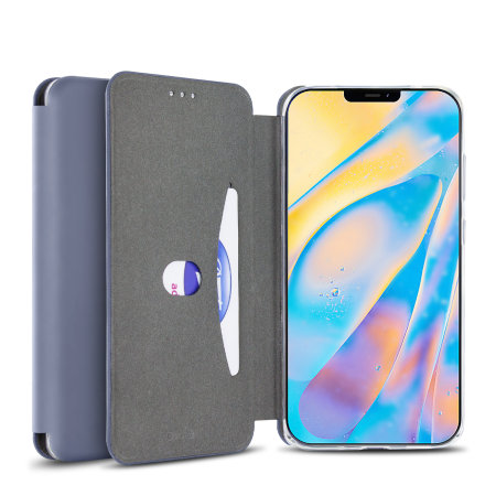 Olixar Soft Silicone Iphone 12 Mini Wallet Case Grey