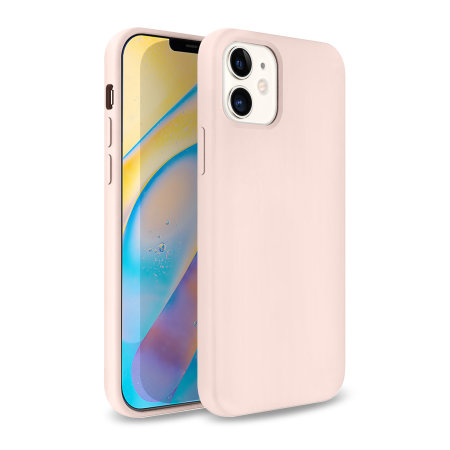 Olixar Soft Silicone iPhone 12 mini Case - Pastel Pink