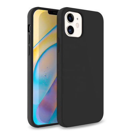 Olixar Soft Silicone iPhone 12 Case - Black