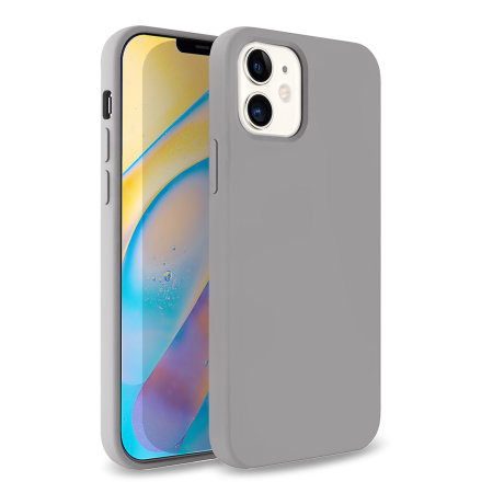 Olixar Soft Silicone iPhone 12 Case - Grey