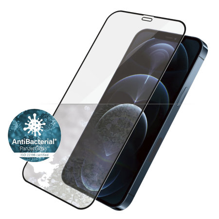 PanzerGlass iPhone 12 Pro Tempered Glass Screen Protector - Black