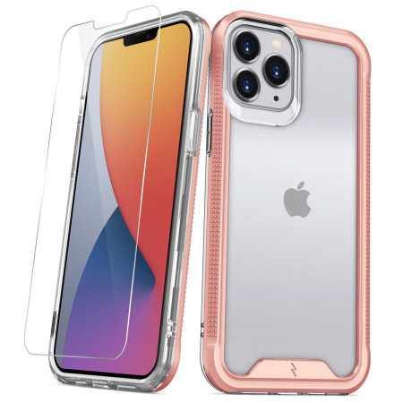 Zizo Ion Series iPhone 12 Pro Max Protective Clear Case - Rose Gold Avis