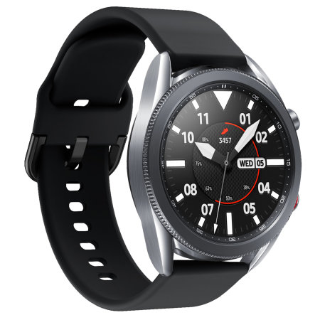 Olixar Soft Silicone Samsung Watch 22mm Strap - Black