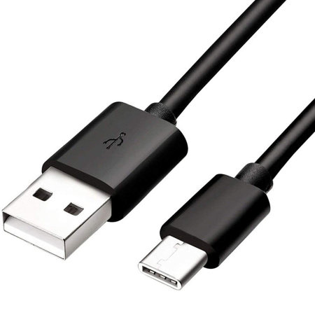Also Fast Quick Charges Plus Data Transfer! Black Authentic Short 8inch USB Type-C Cable for Samsung Galaxy Note 20 