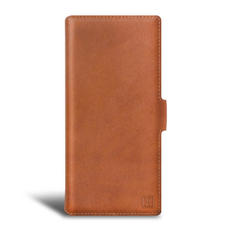Olixar Genuine Leather Samsung Galaxy Note 20 5G Wallet Case - Brown