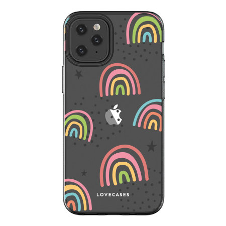 LoveCases iPhone 12 Pro Max Gel Case - Abstract Rainbow