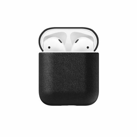 Nomad Airpods Genuine Leather Case - Black