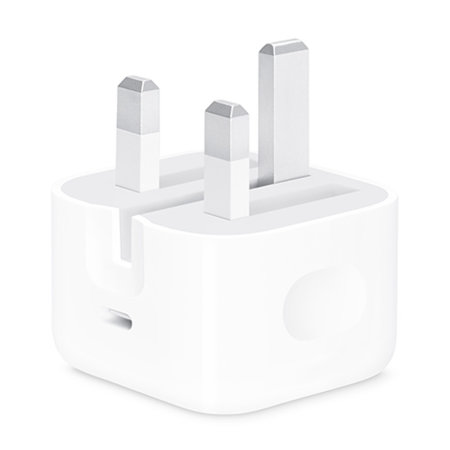 Feudal Tips petal Official Apple 20W USB-C Fast Charger With Folding Pins - White