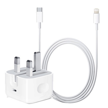 Cargador Apple 20w iPhone 12, 12 pro, 12 pro Max + cable de 2mt - Promart