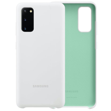 Official Samsung Galaxy S Fe Silicone Cover White