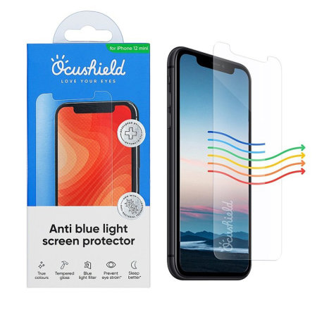 Ocushield iPhone 12 mini Anti-Blue Light Glass Screen Protector