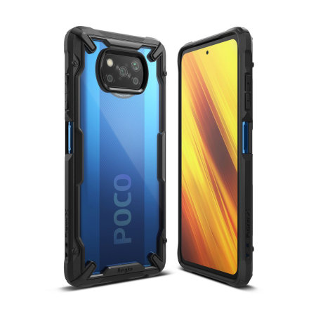 Ringke Fusion X Xiaomi Poco X3 NFC Case - Black